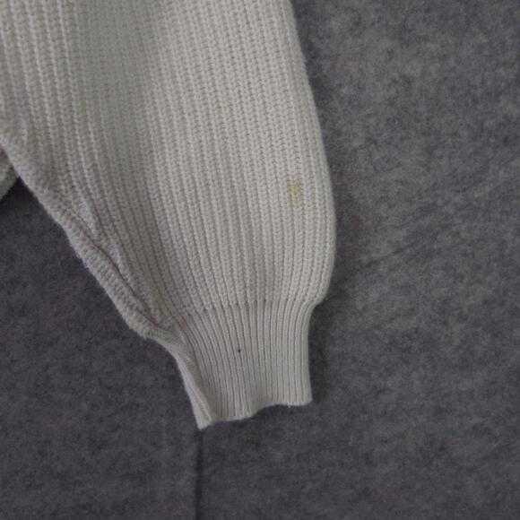 West Virginia Mountaineers Sweater Mens Large White NCAA Football Crewneck WVU - Picture 8 of 9